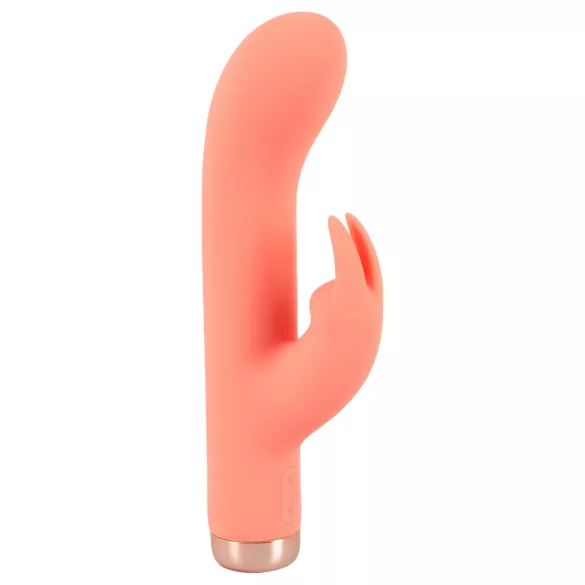 You2Toys - мини вибратор зайче - акумулаторен, прасковен цвят