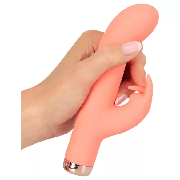 You2Toys - мини вибратор зайче - акумулаторен, прасковен цвят