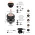 You2Toys CUPA Mini - нагряващ масажиращ вибратор (черен)