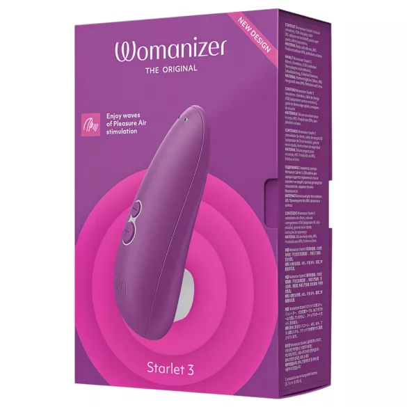 Womanizer Starlet 3 - вакуумен стимулатор за клитор - лилав