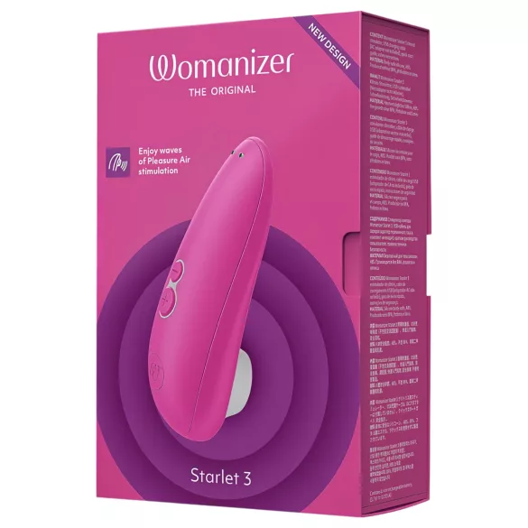 Womanizer Starlet 3 - въздушен стимулатор за клитор - розов
