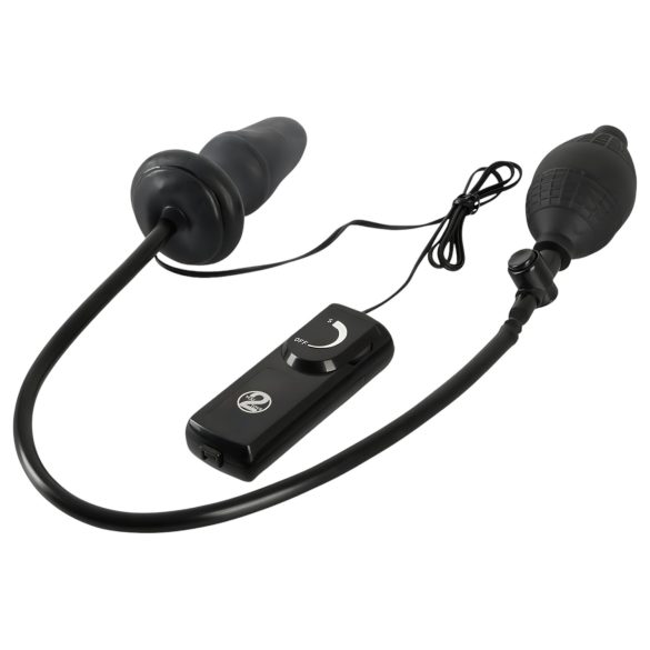 You2Toys - анален вибратор с помпа - черен