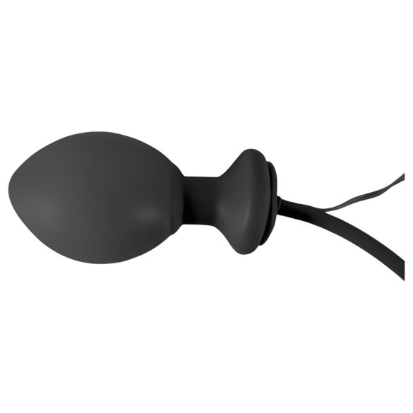 You2Toys - анален вибратор с помпа - черен