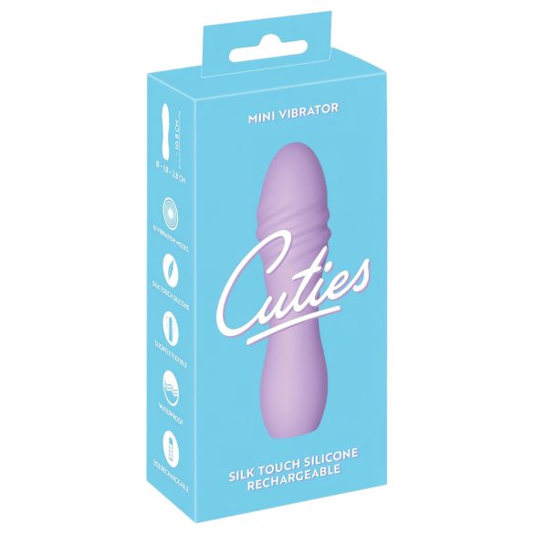 Cuties Mini 3 - акумулаторен водоустойчив спирален вибратор (лилав)