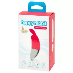   Happyrabbit - вибратор за интимно бельо - презареждаем - клиторен - червен