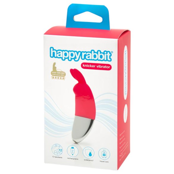 Happyrabbit Knicker - акумулаторен клиторен вибратор (червен)