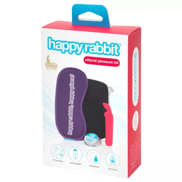 Happyrabbit - вибратор за клитор - комплект с акумулаторна батерия, 4 части