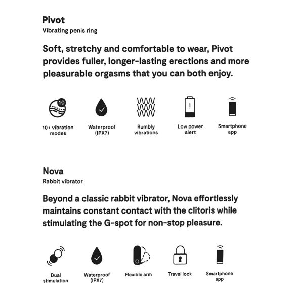 We-Vibe Date Night - вибратор за двойки комплект (2 части)