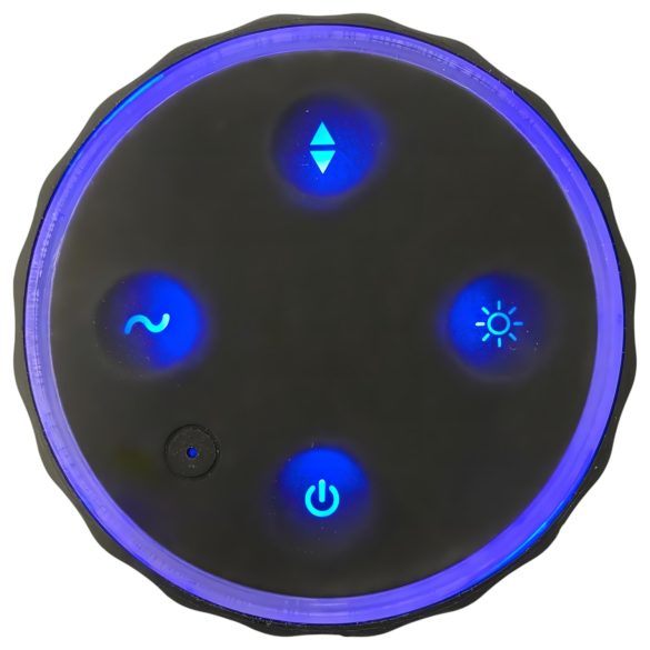 Rebel - мъжки мастурбатор с акумулатор и 3 функции - черен