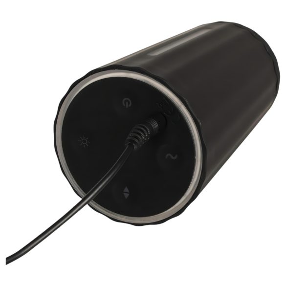 Rebel - мъжки мастурбатор с акумулатор и 3 функции - черен