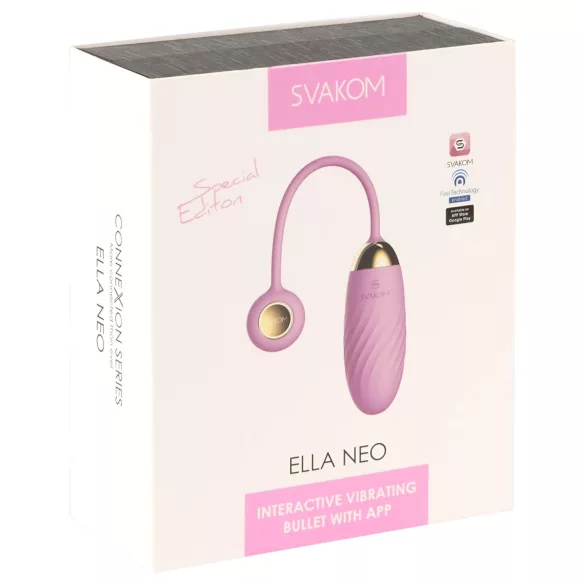 Svakom Ella Neo - вибриращо яйце с дистанционно - розово