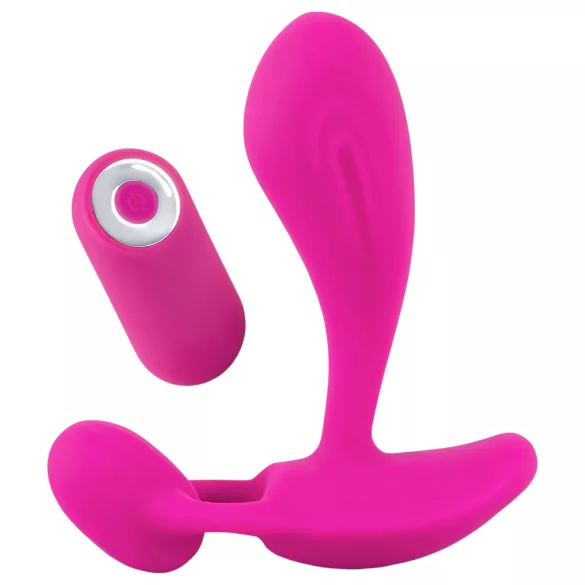 SMILE RC - вибратор за G-точка с дистанционно - презареждащ се - розов