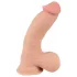 Nature Skin - дилдо с кожа - 20 cm (натурално)