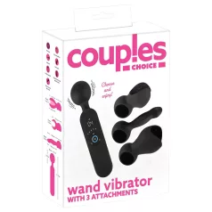   Couples Choice - вибратор масажор с нагряване и акумулатор - черен