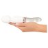 Liaison Wand - силиконово-стъклен LED вибратор (прозрачен)