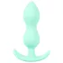 Cuties - мини анален разширител - силикон - мента - 2,3 см