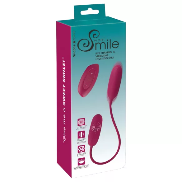 Smile - вибриращо яйце дуо - за вагина и анал - дистанционно