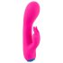 You2Toys bunt. - водоустойчив, акумулаторен вибратор с клитор стимулатор (розов)