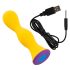 You2Toys палитра - акумулаторен, водоустойчив анален вибратор (жълт)