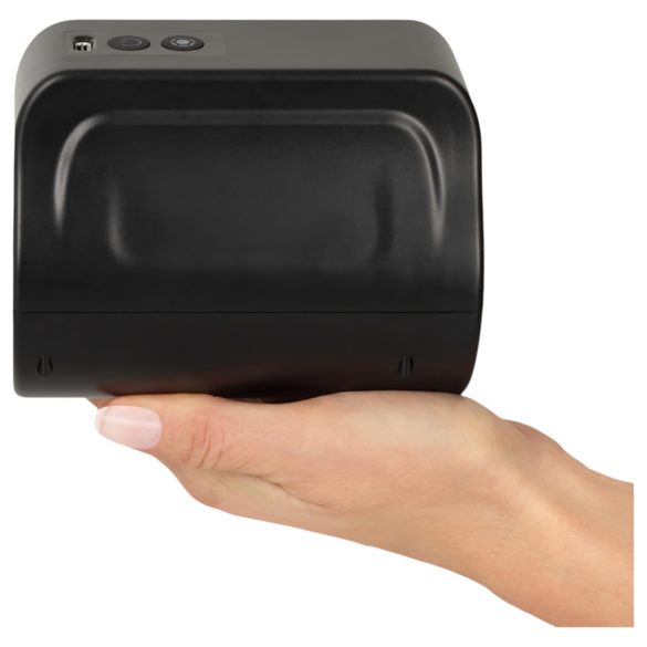 Rebel - водоустойчив въртящ се мастурбатор - черен