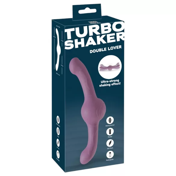 You2Toys Turbo Shaker - двустранен вибратор (лилав)