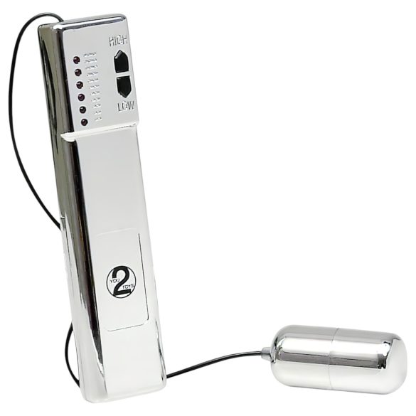 You2Toys Climax - вибриращо яйце - сребристо