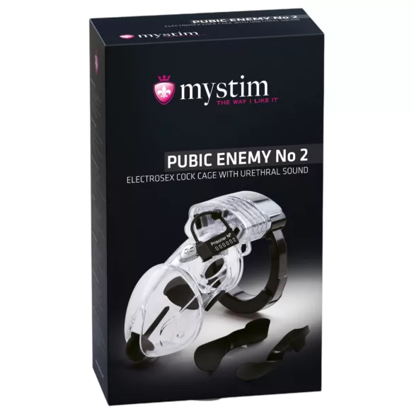mystim Pubic Enemy No 2 - електро пенис клетка
