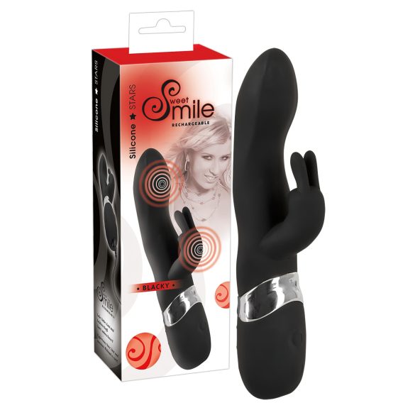 SMILE Blacky - USB двоен мотор вибратор (черен)