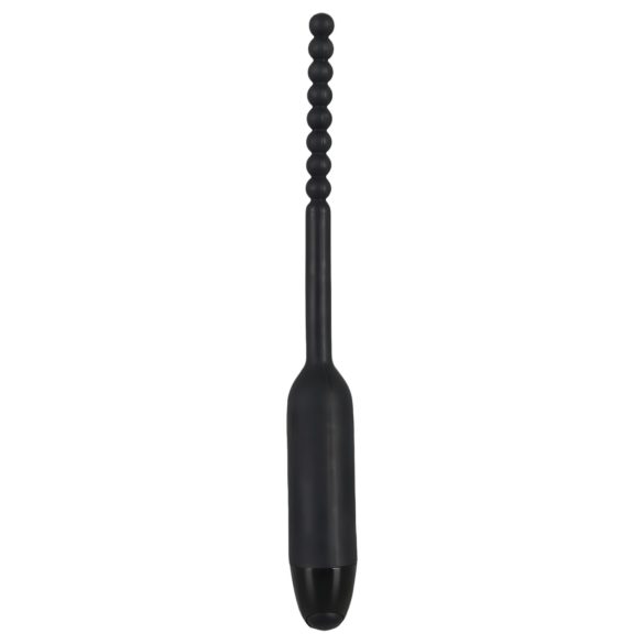 You2Toys Pearl Dilator - Перлов вибратор за уретра - 0.8 см (черен)