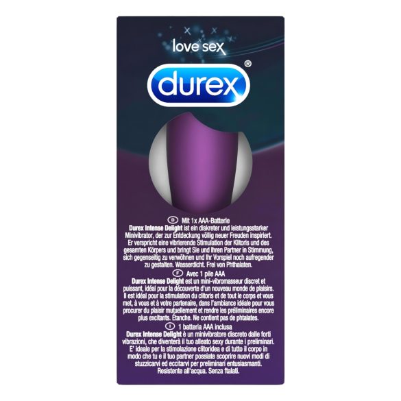 Durex Intense Delight Bullet - вибратор мини bullet - лилав