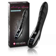   mystim Sizzling Simon - вибриращ електростимулиращ вибратор - черен
