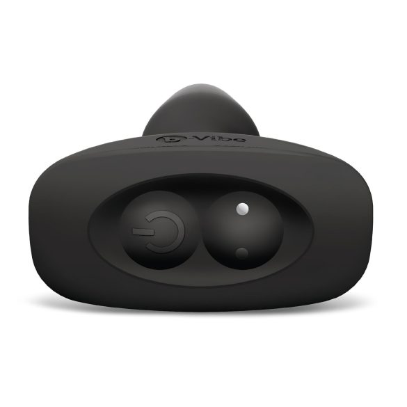 b-Vibe - въртящ се анален вибратор с перли, презареждаем (черен)