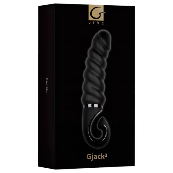 Gvibe G-jack 2- водоустойчив силиконов вибратор с акумулатор (черен)