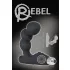Rebel - вибратор за простата с топчета - черен