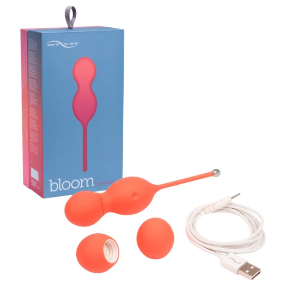 We-Vibe Bloom - вагинални топчета с регулируемо тегло - оранжеви