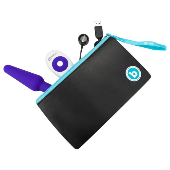 b-Vibe trio - 3 мотора анален вибратор (лилаво)