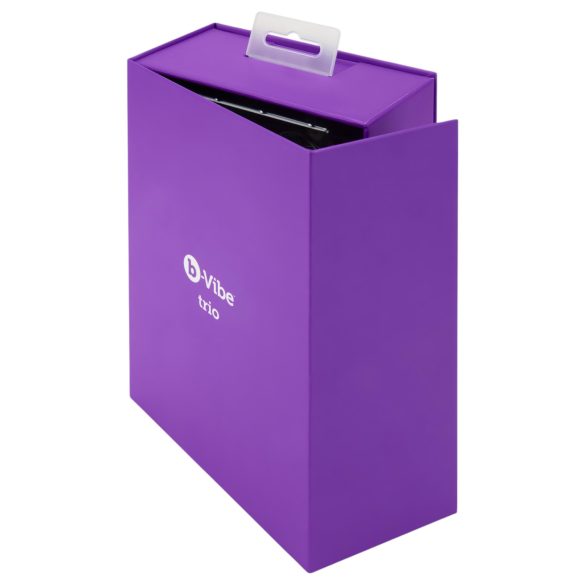 b-Vibe trio - 3 мотора анален вибратор (лилаво)