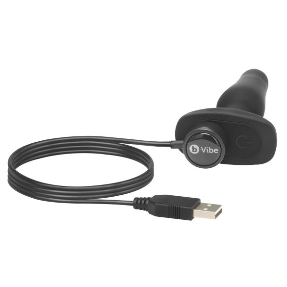 b-Vibe Novice - вибратор за начинаещи анален секс - черен