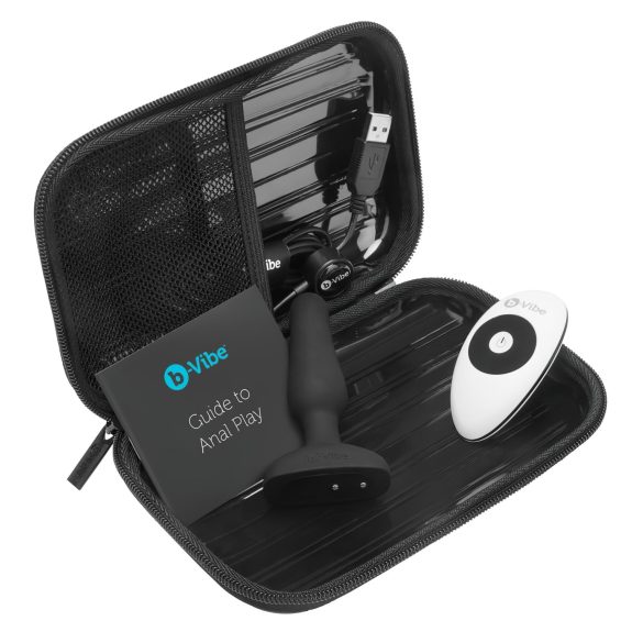 b-Vibe Novice - вибратор за начинаещи анален секс - черен