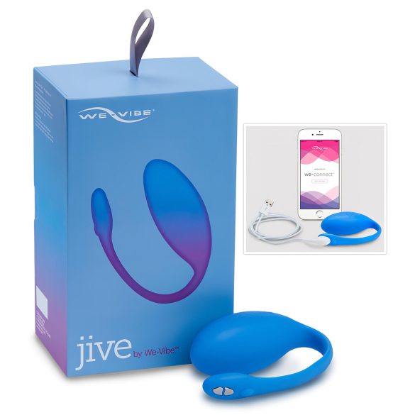 We-Vibe Jive - акумулаторно умно виброяйце (синьо)