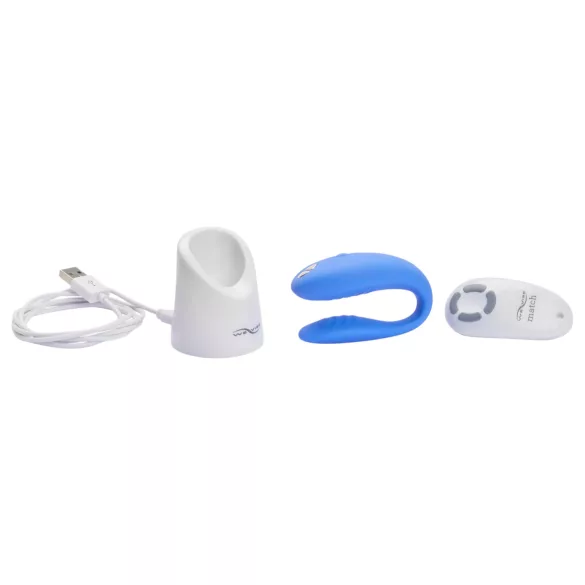 We-Vibe Match - вибратор за двойки - водоустойчив, презареждащ се - син