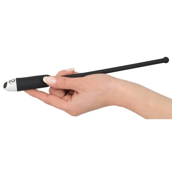 You2Toys DILATOR - силиконов, вибриращ дилатор - черен (8-11мм)