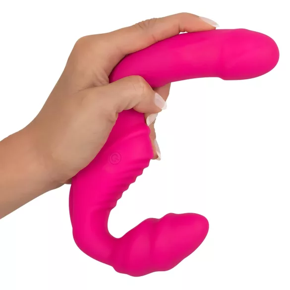 You2Toys - Double2Teaser - вибратор за поставяне без пристягаща каишка (розов)
