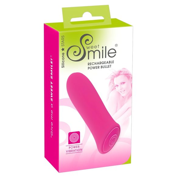 SMILE Power Bullet - презареждащ се, мощен компактен вибратор (розов)