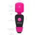 PalmPower Pocket Wand - мини вибратор масажор - розово/черно