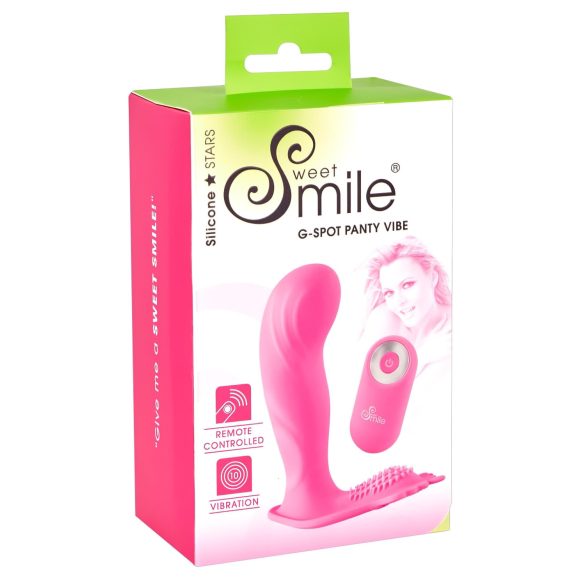 SMILE G-точка бикини - акумулаторен, безжичен вибратор (розов)