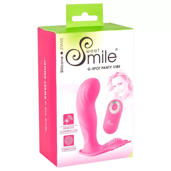 SMILE - вибриращи бикини с дистанционно - акумулаторен - розов