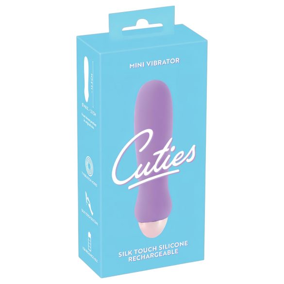 Cuties Mini Purple - вибратор пръчка с акумулатор - силикон, лилав
