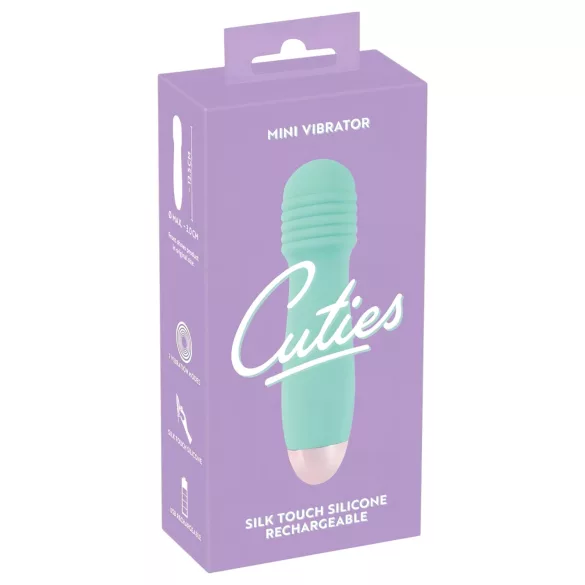 Cuties - мини вибриращ масажор с акумулатор - зелен