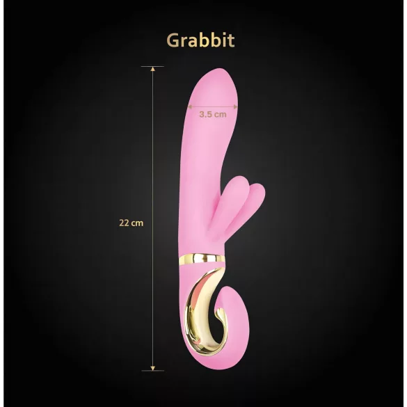 G-Vibe GRabbit - G-точка вибратор с 3 мотора, акумулаторен - розов